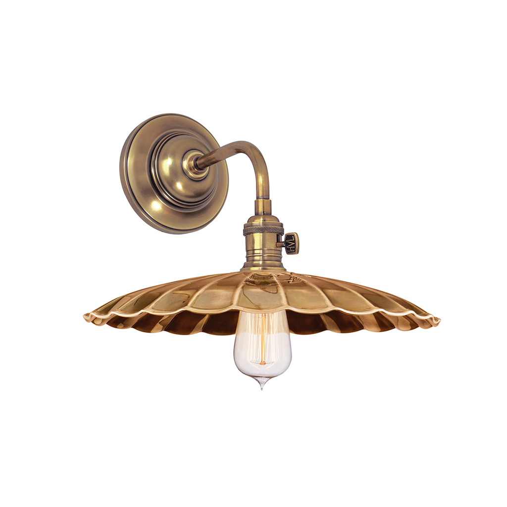 Heirloom Fluted Wall Sconce