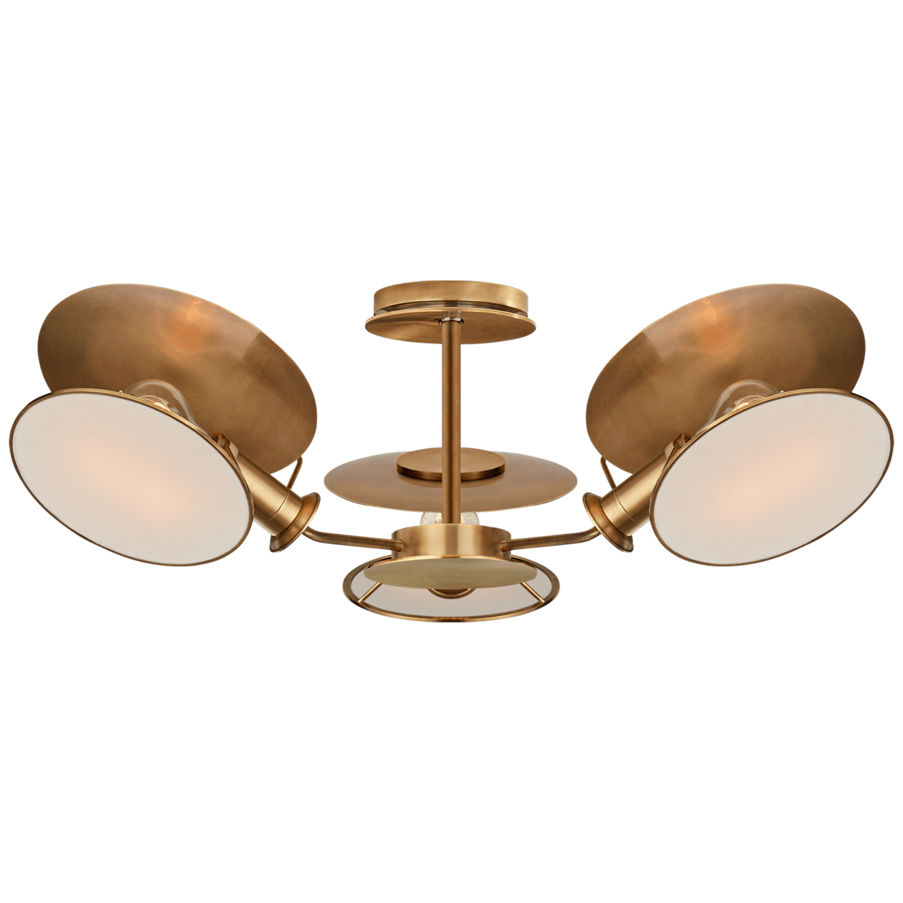 Osiris Medium Reflector Semi-Flush Mount