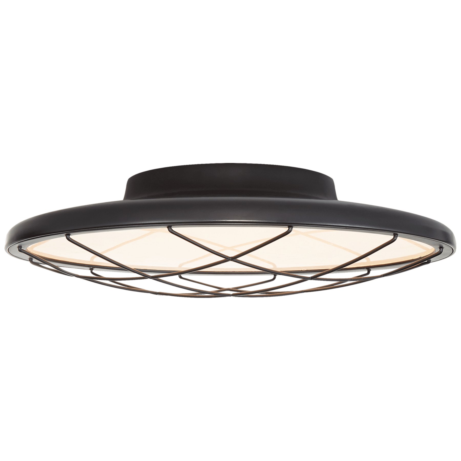 Dot 13" Caged Flush Mount