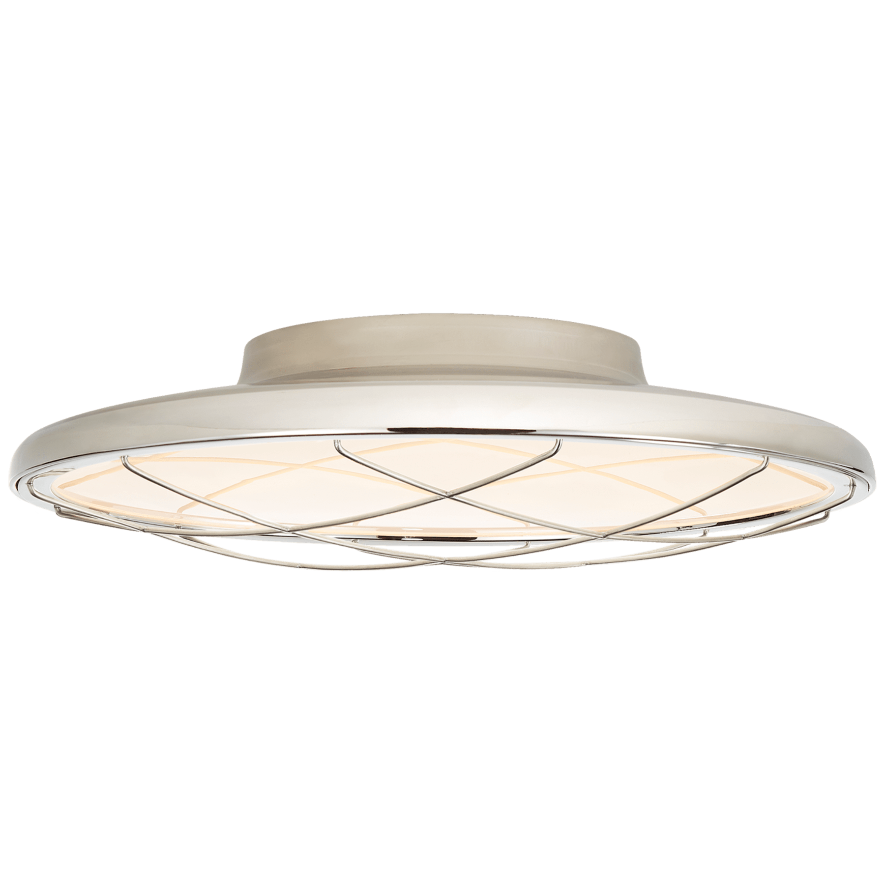 Dot 13" Caged Flush Mount