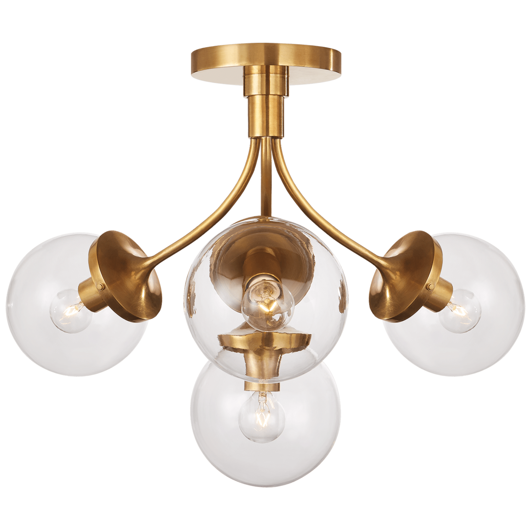 Prescott Medium Semi-Flush Mount