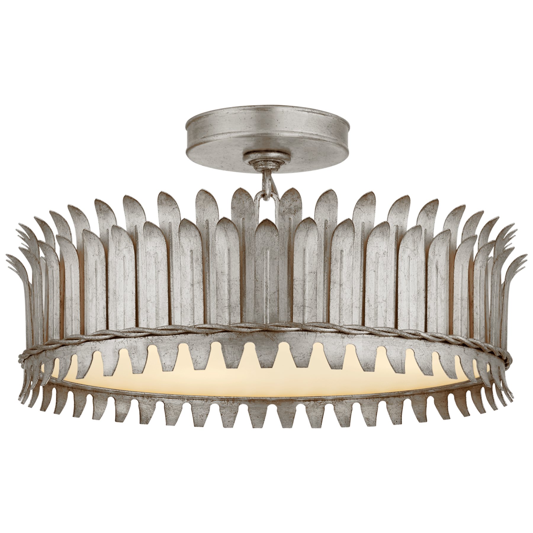Leslie 16" Semi-Flush Mount